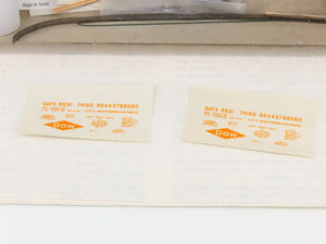 HO Scale Roller Bearing Models RBM Kit 627-606 GATX Dow Beer Can Tank Car