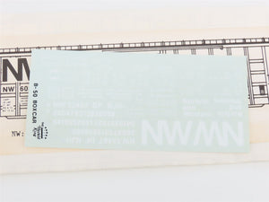 HO Roller Bearing Models RBM Kit 627-204 NW Norfolk & Western Box Car #603531