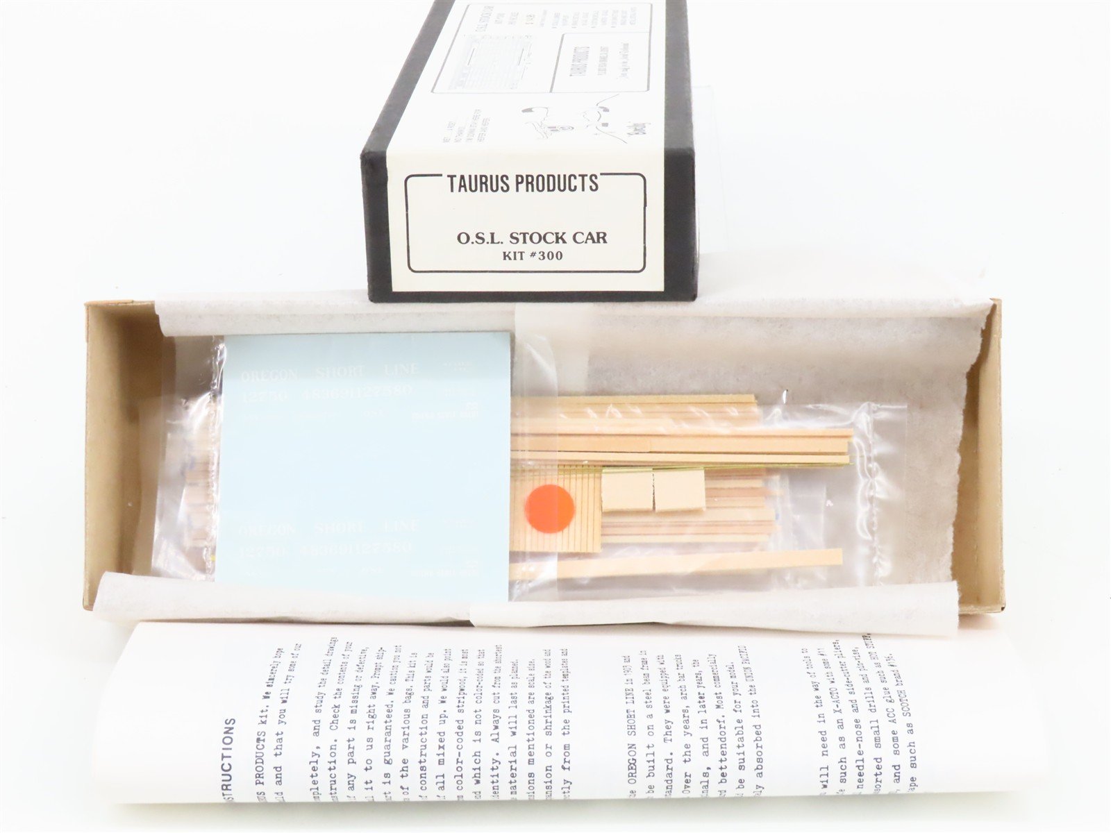HO Scale Taurus Products Kit #300 OSL Oregon Short Line Stock Car #12750
