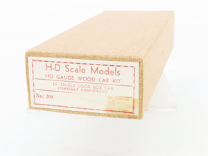 HO H-D Scale Models Kit 208 WEX Watergate Electronics 40' Wood Box Car #1974