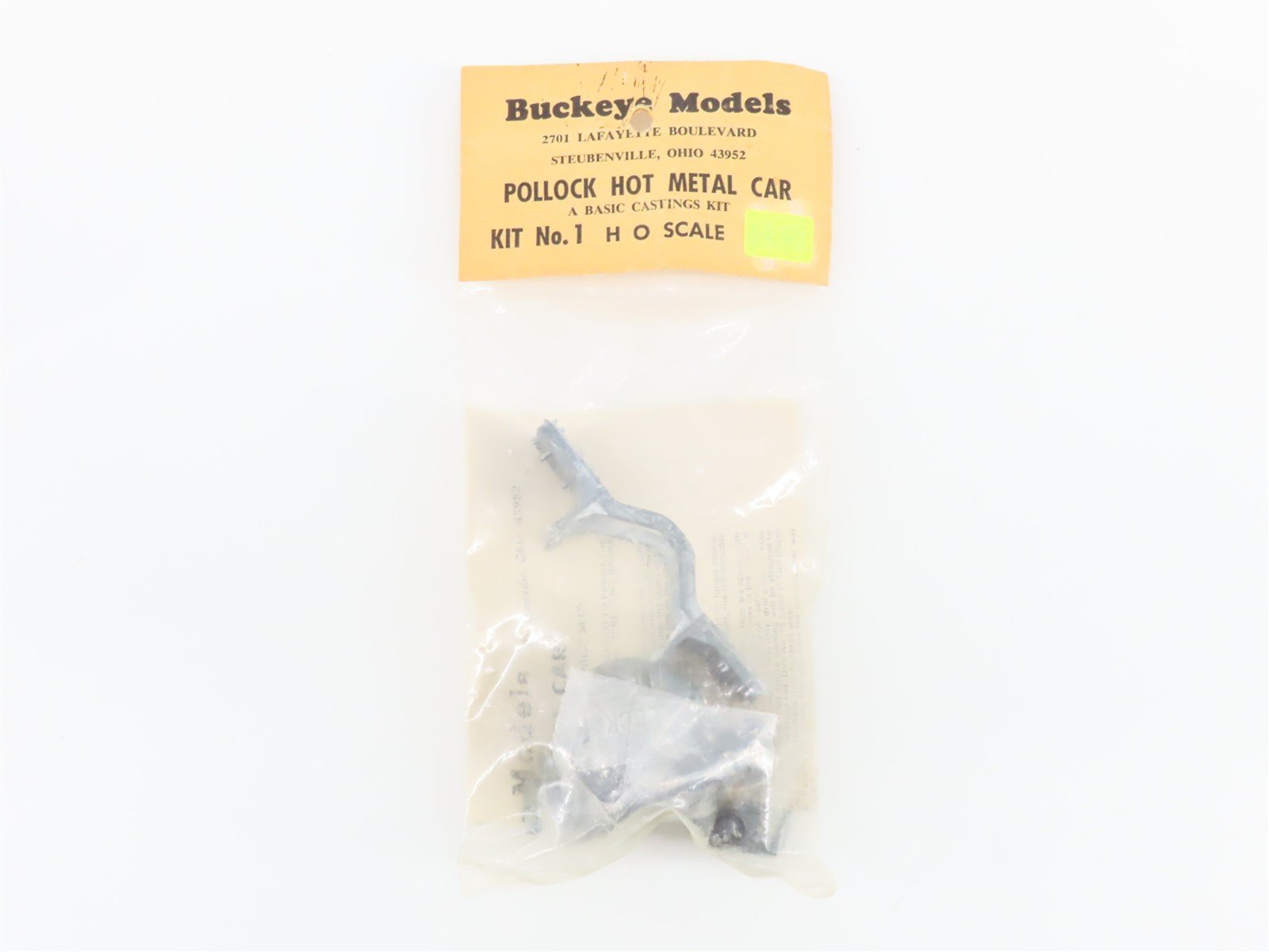 HO Scale Buckeye Models Kit No. 1 Pollock Hot Metal Car