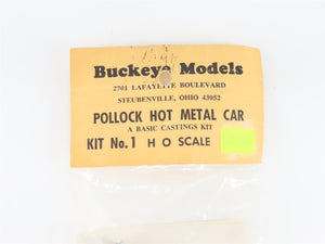 HO Scale Buckeye Models Kit No. 1 Pollock Hot Metal Car