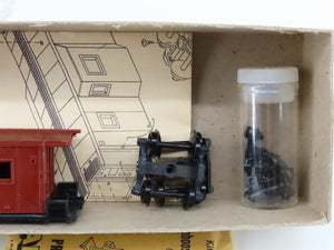 HO Scale Varney Kit C-4 Unlettered Steel Bay Window Caboose