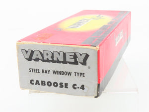 HO Scale Varney Kit C-4 Unlettered Steel Bay Window Caboose