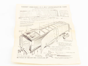 HO Scale Varney Kit R-14 NP Northern Pacific Railroad Wood Reefer #93542
