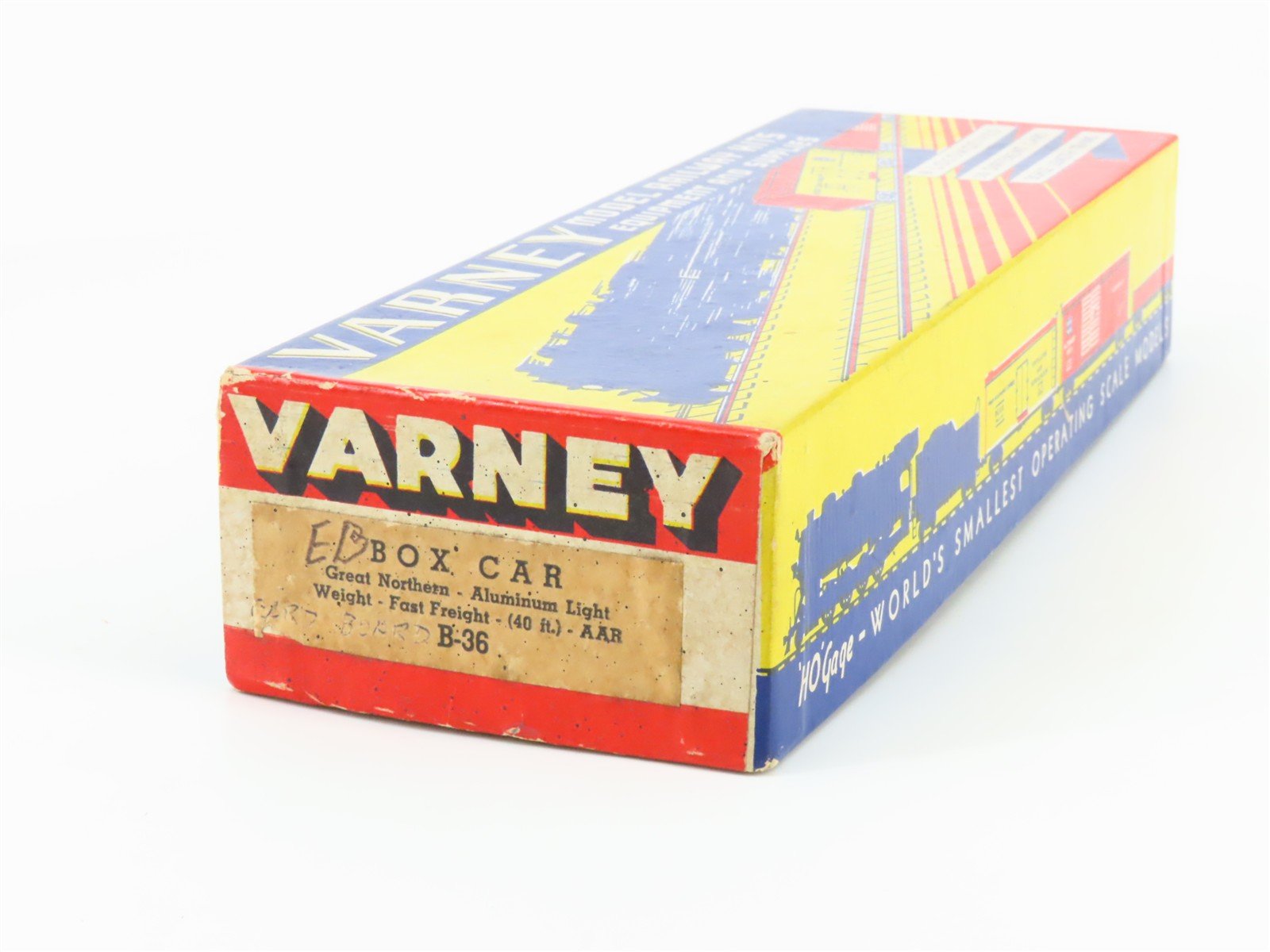 HO Scale Varney Kit B-36 GN Great Northern Glacier National Park Box Car #2500