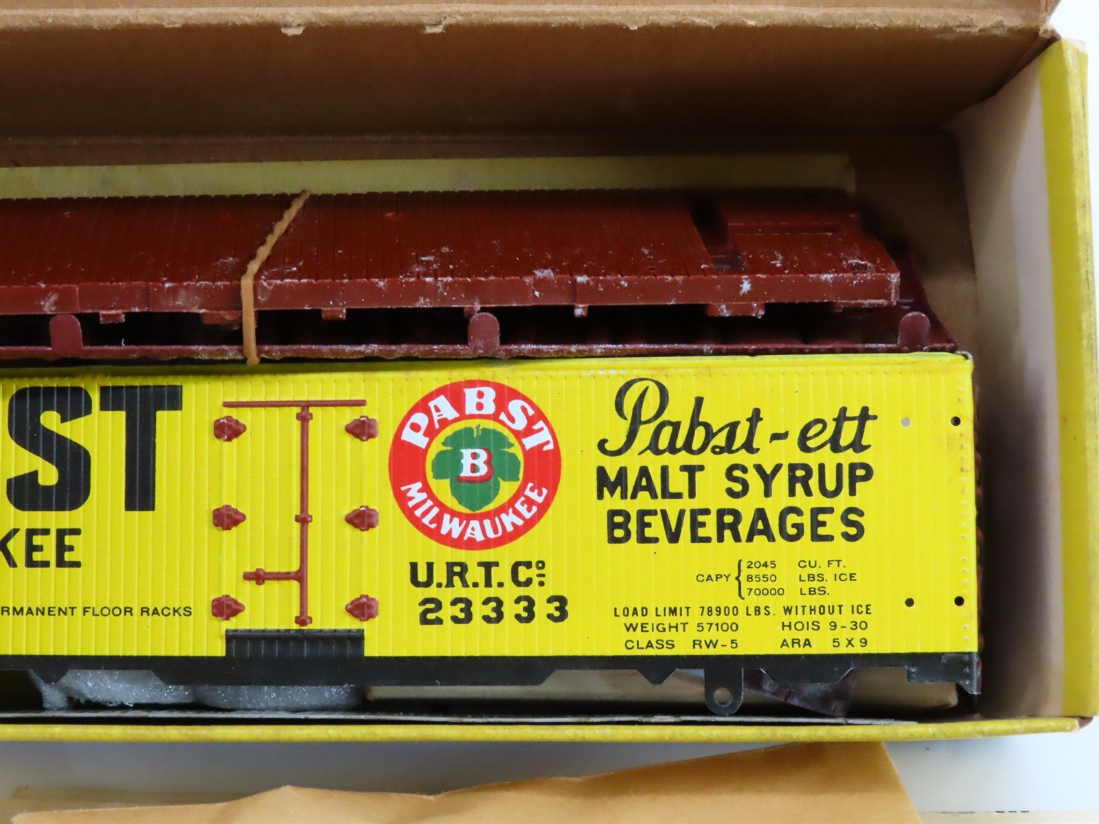 HO Scale Varney Kit RW-5 URTC Pabst Milwaukee Reefer #23333