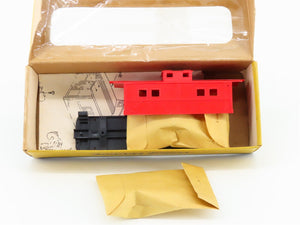 HO Scale Varney Kit C-3 Unlettered Cupola Caboose