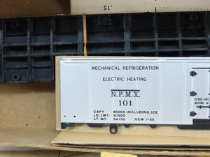 HO Scale Varney Kit R-45 NPMX Northern Pacific Railroad Steel Reefer #101