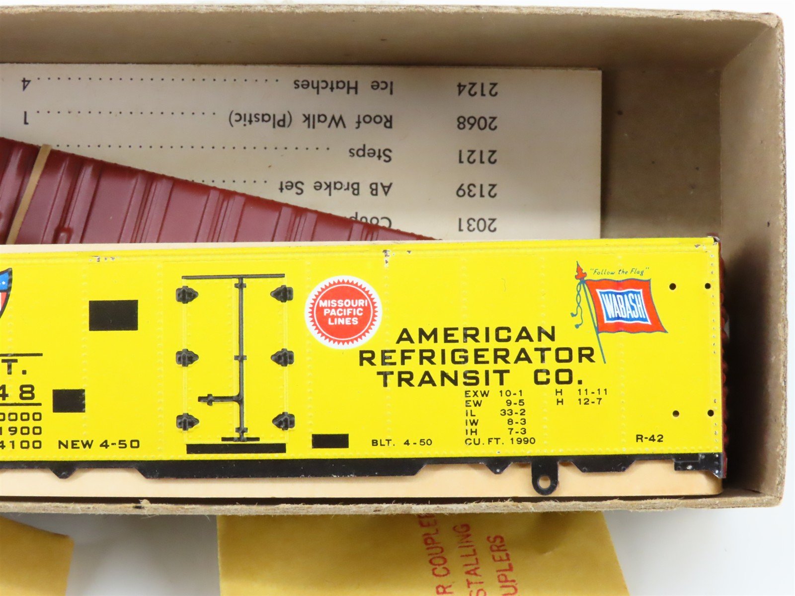 HO Scale Varney Kit R-42 ART American Refrigerator Transit Steel Reefer #24248