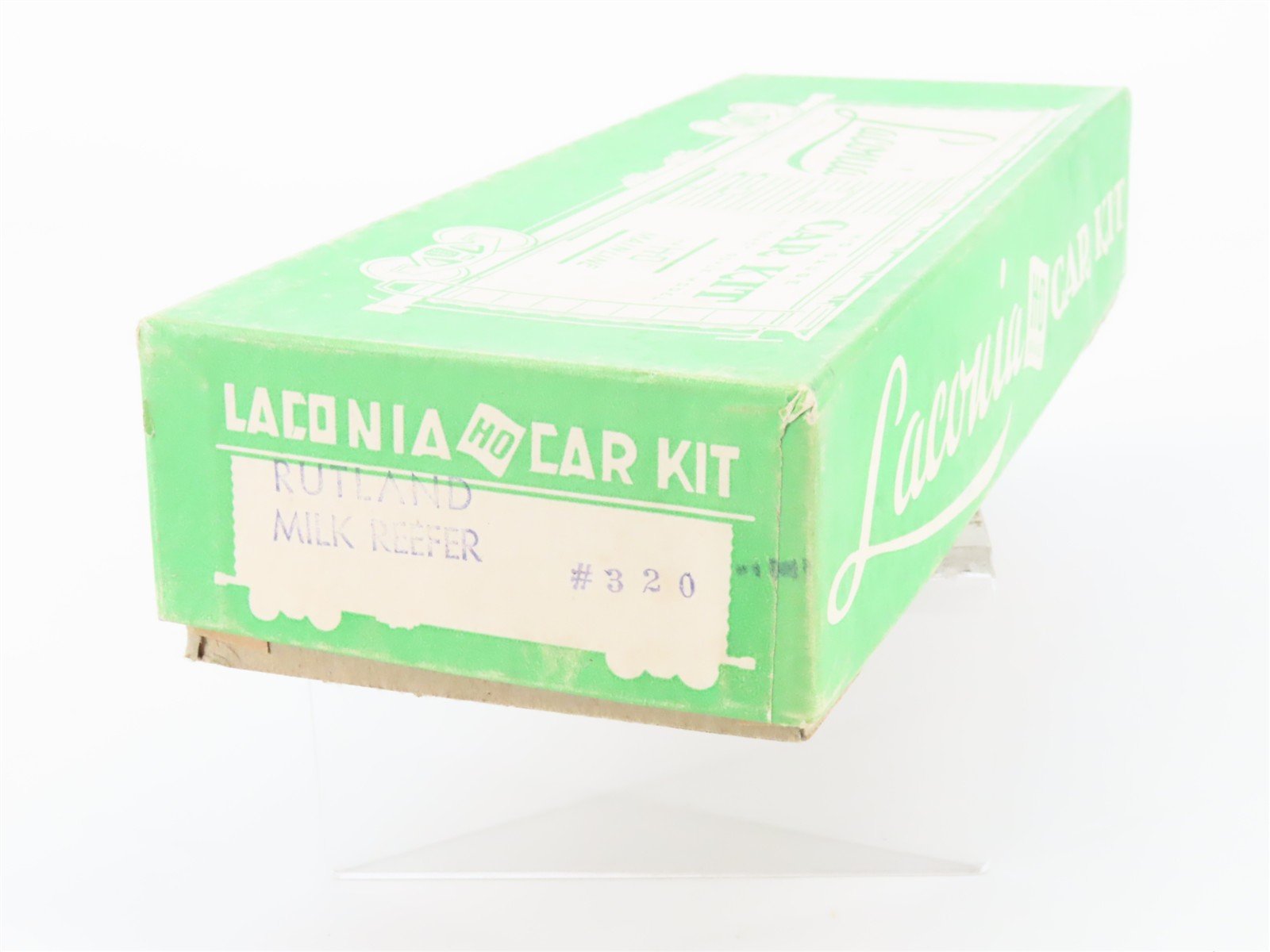 HO Scale Laconia Kit #320 RUT Rutland Railroad Milk Reefer #320