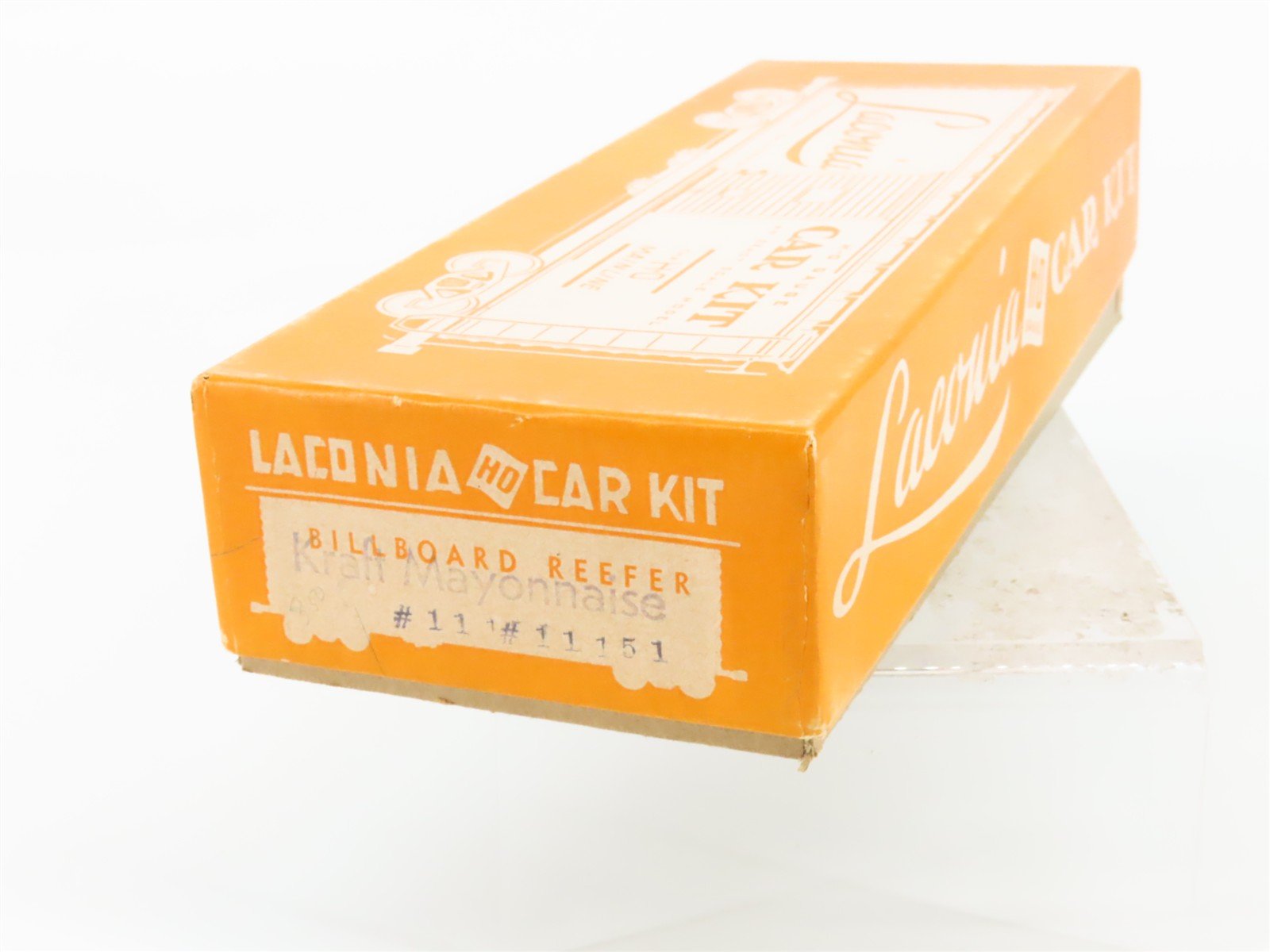 HO Scale Laconia Kit #11151 WRX Kraft Mayonnaise Billboard Reefer #11151