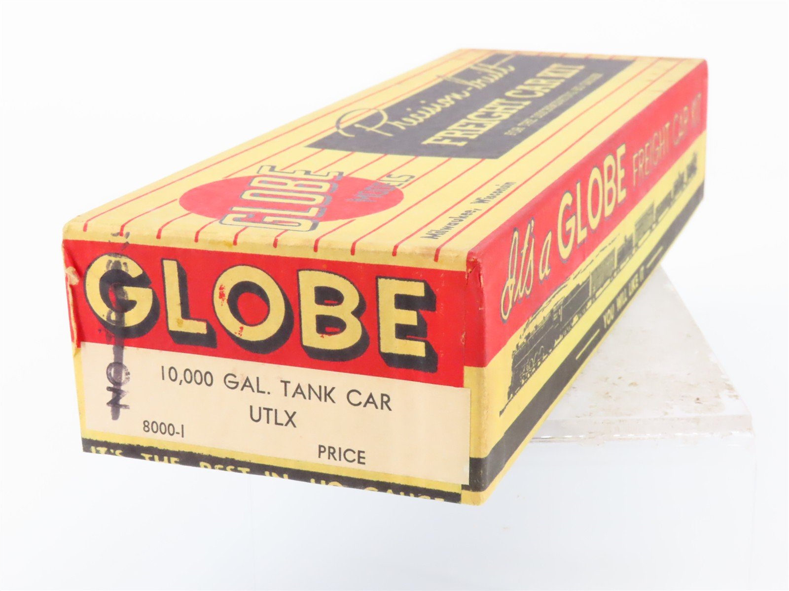 HO Scale Globe Kit 8000-1 UTLX Union Tank Car Co 10,000 Gallon Tank Car #51875