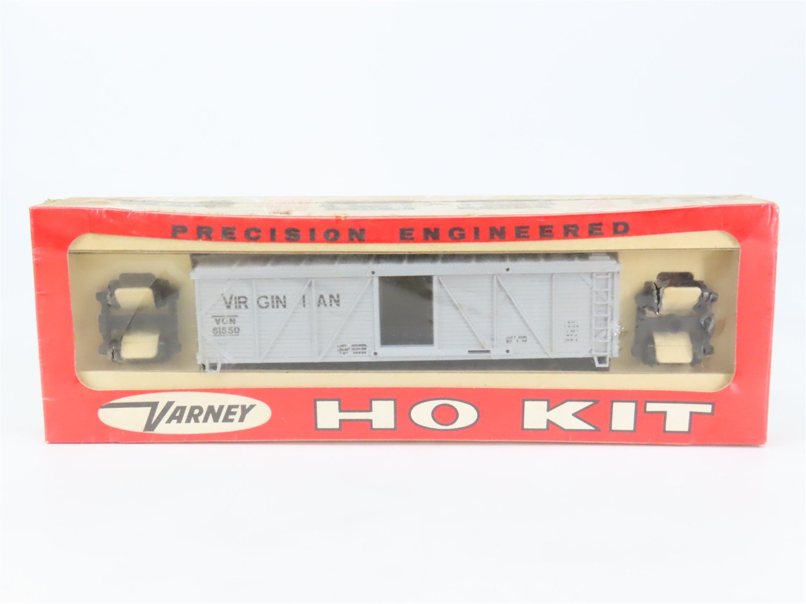 HO Scale Varney Kit 2465K VGN Virginian Wood Braced Box Car #61550 - Sealed