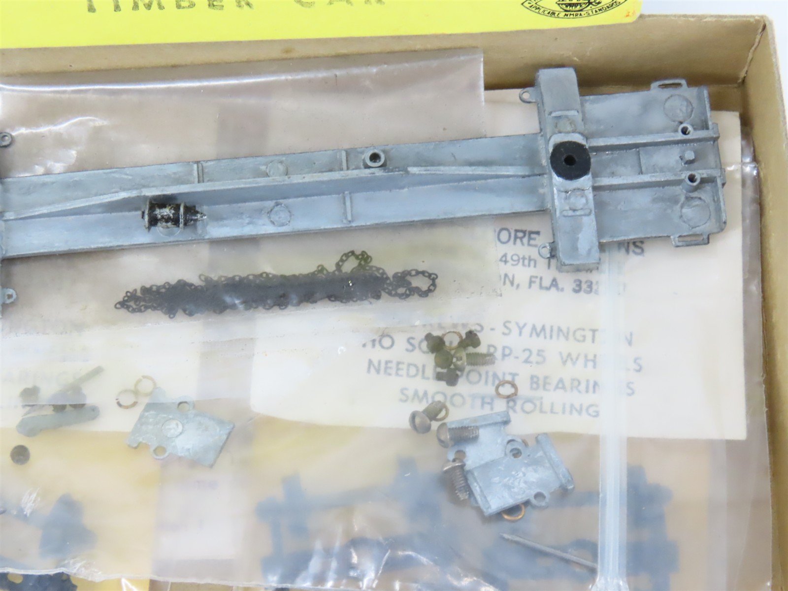 HO The Cliff Line Scale Models Kit of 2 Log & Timber Car
