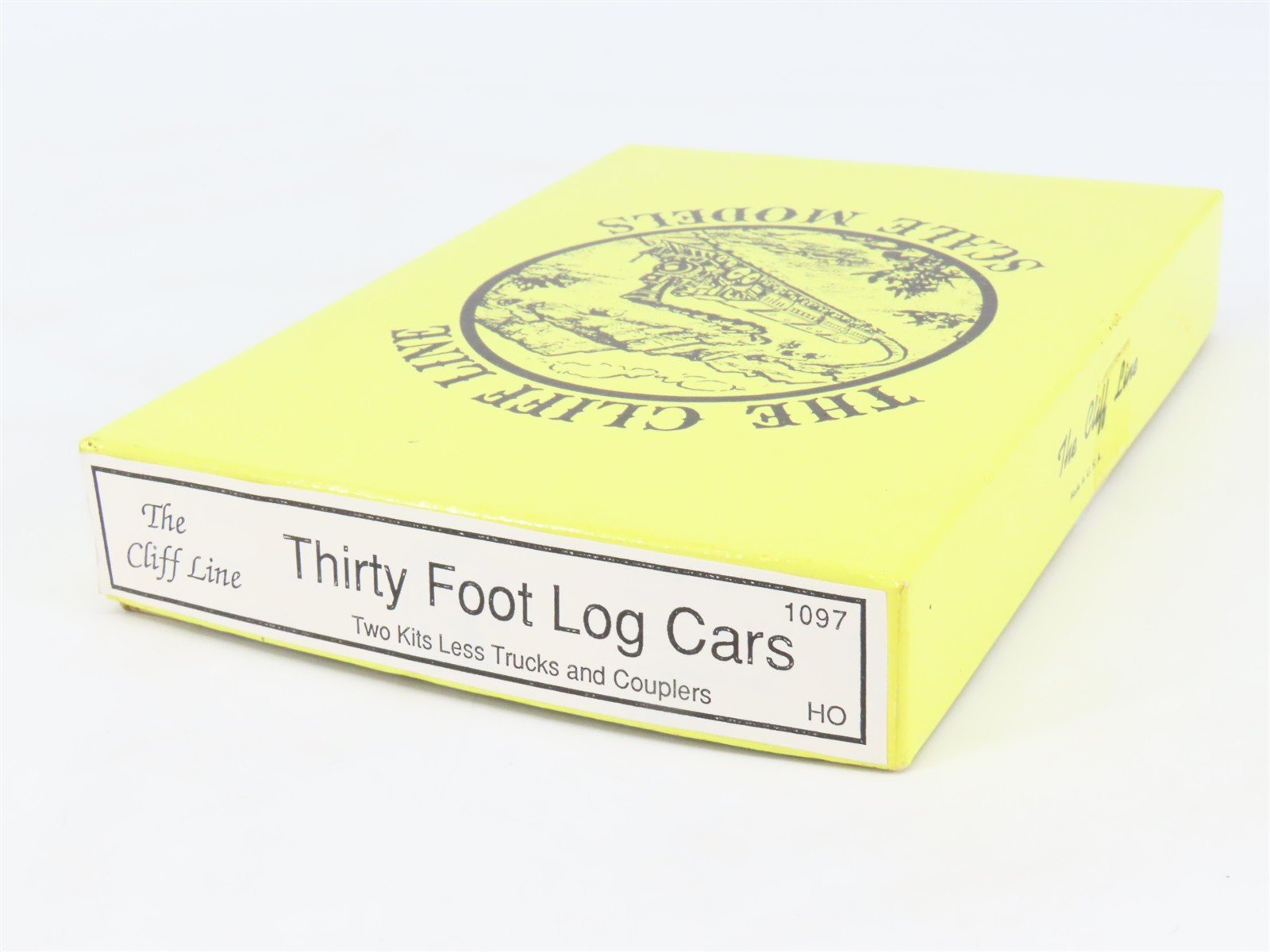 HO Scale The Cliff Line Scale Models Kit of Two 1097 30' Log Cars