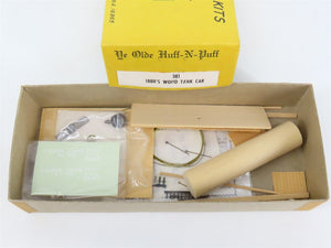 HO Scale Ye Olde Huff-N-Puff Kit 381 UTL Union Tank Line Wood Tank Car #7507