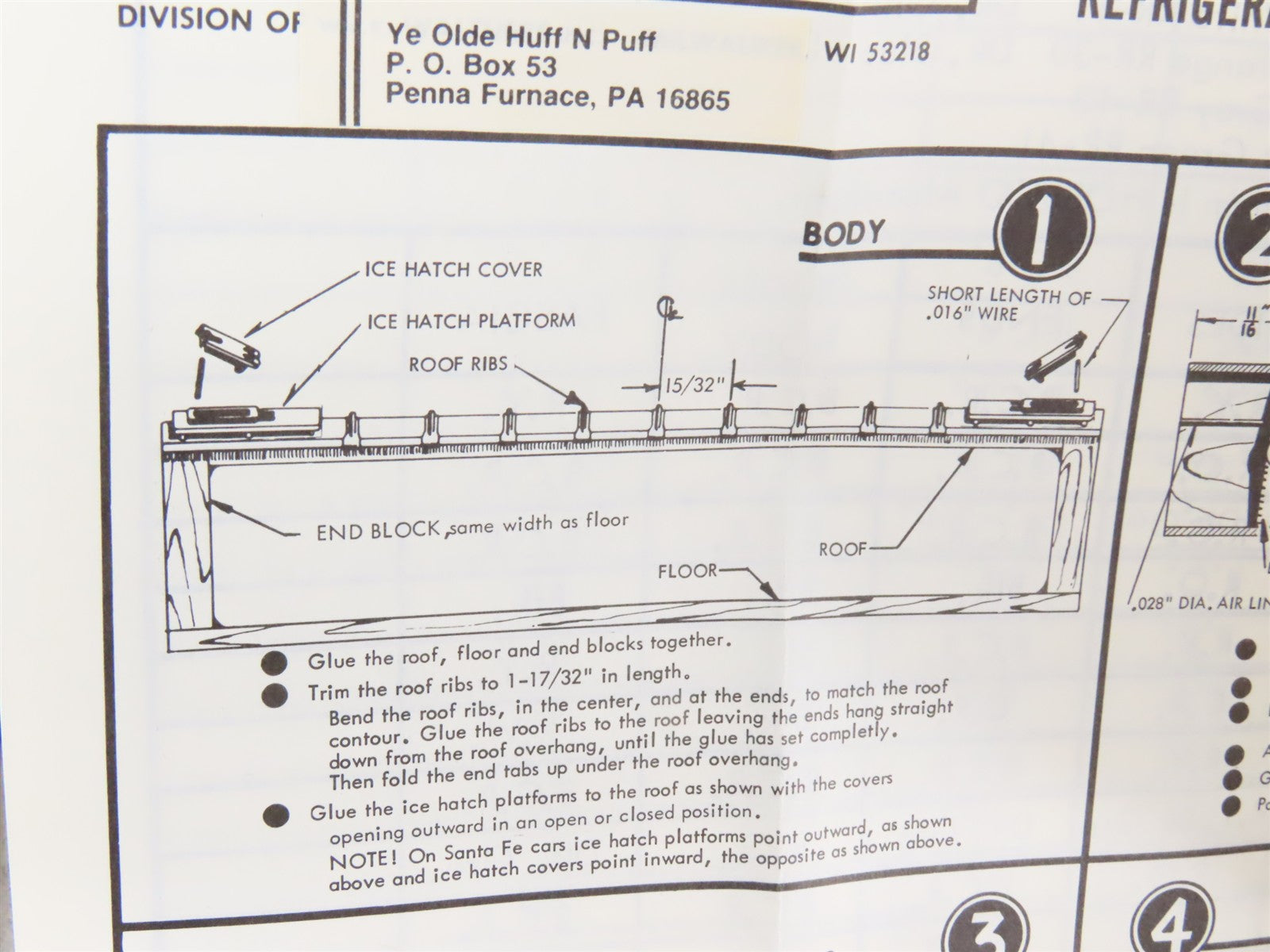 HO Scale Ye Olde Huff-N-Puff Silver Streak Kit 437 NADX Baby Ruth Reefer #4511
