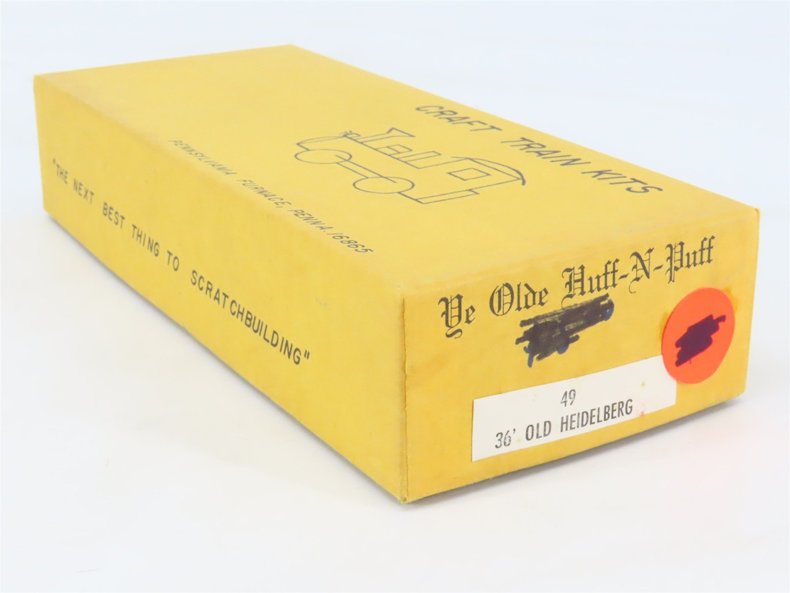 HO Scale Ye Olde Huff-N-Puff Kit 49 Old Heidelberg 36' Reefer