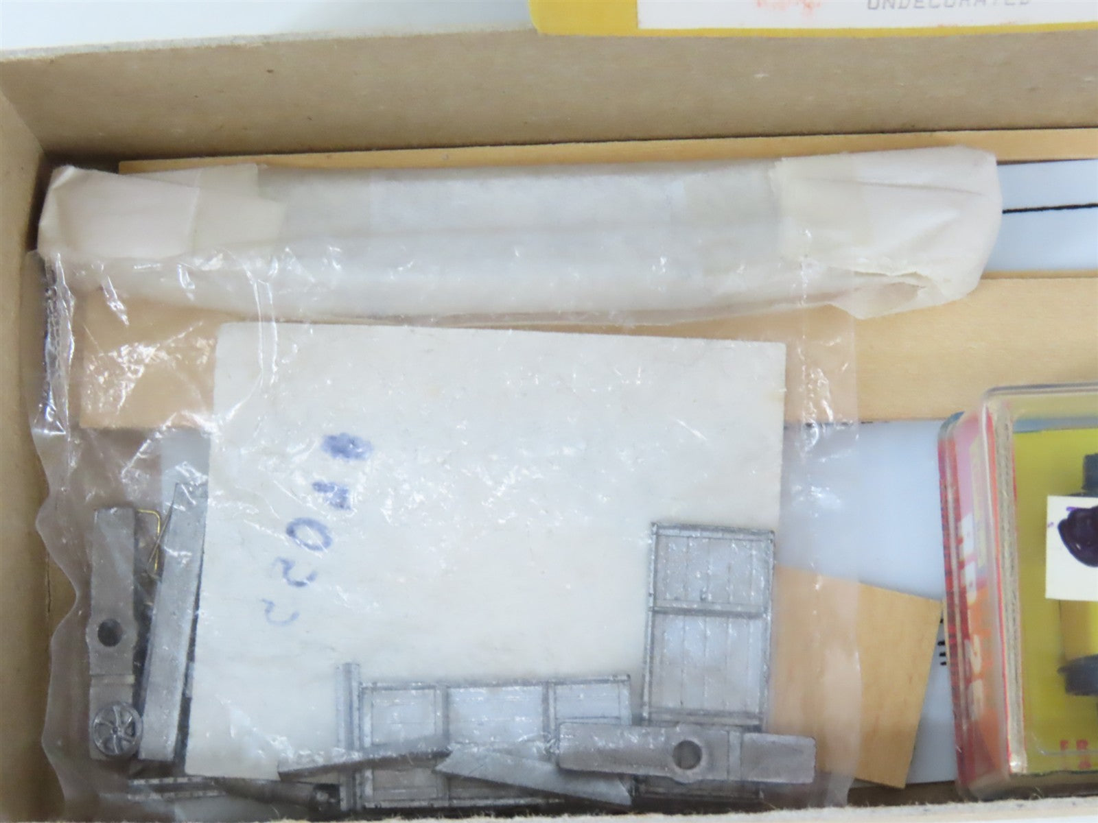 HO Scale Ye Olde Huff-N-Puff Silver Streak Kit 161 Undecorated Hart Gondola