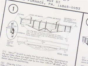 HO Scale Ye Olde Huff-N-Puff Silver Streak Kit 161 Undecorated Hart Gondola