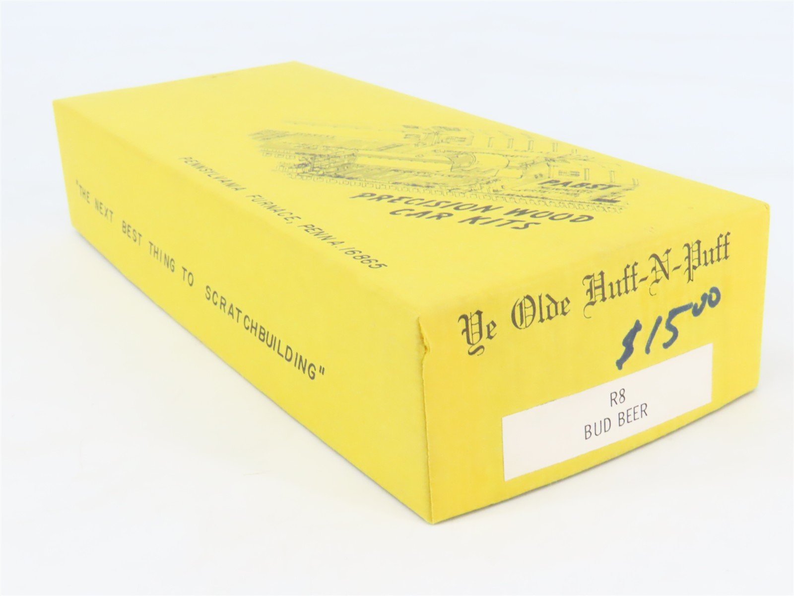 HO Scale Ye Olde Huff-N-Puff Kit R8 SRLX Budweiser Beer Reefer #16489
