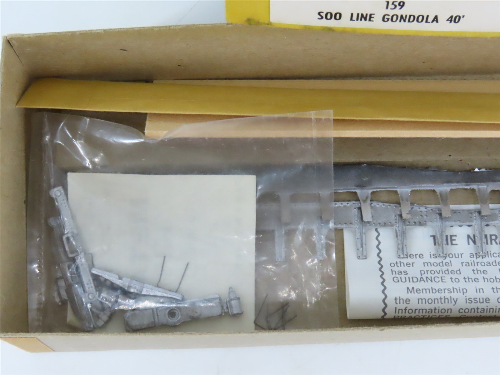 HO Scale Ye Olde Huff-N-Puff Kit 159 SOO Line 40' Gondola #37098