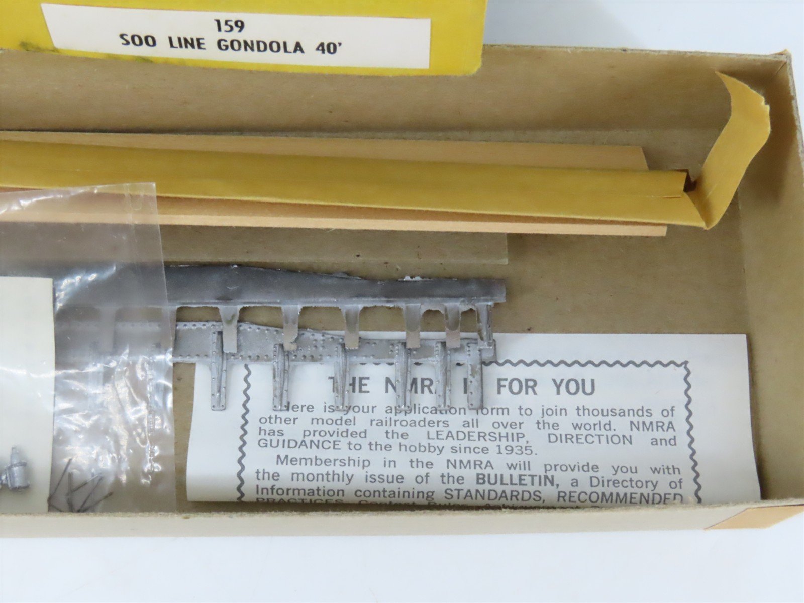 HO Scale Ye Olde Huff-N-Puff Kit 159 SOO Line 40' Gondola #37098