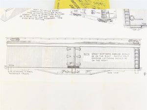 HO Scale Ye Olde Huff-N-Puff Kit 88 NP Northern Pacific Express Reefer #2200