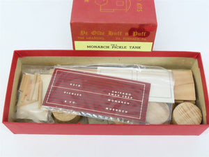 HO Scale Ye Olde Huff-N-Puff Kit TW-4 RMCX Monarch Pickle Tank Car #3830