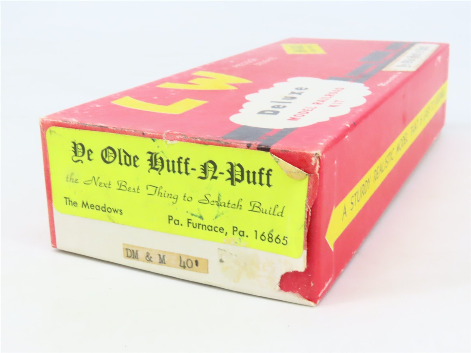 HO Ye Olde Huff-N-Puff Kit DM&M Detroit Mackinac & Marquette Box Car #93360