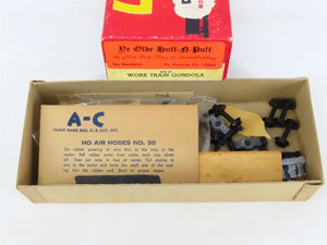 HO Scale Ye Olde Huff-N-Puff Kit WK-36 Work Train Gondola