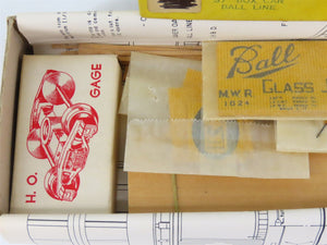 HO Scale Main Line Models Kit MWR Ball Glass Jars 37' Wood Box Car #1024