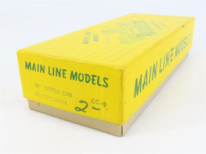 HO Scale Main Line Models Kit CC-6 PRR Pennsylvania 36' Cattle Car #17531
