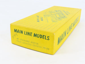 HO Scale Main Line Models Kit PR-53 FGEX Fruit Growers Express 40' Reefer #39506