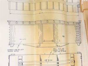 HO Scale Main Line Models Kit BC-20 B&O Baltimore & Ohio 42' Wood Box Car #23107
