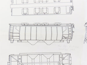 HO Scale Main Line Models Kit CH-7 GN Great Northern 31' Covered Hopper #74003