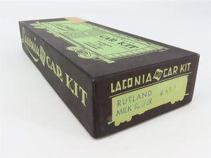 HO Scale Laconia Kit #321 RUT Rutland Railroad Milk Reefer #321