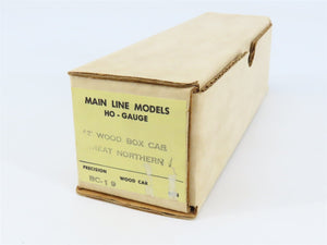 HO Scale Main Line Models Kit BC-19 GN Great Northern 42' Wood Box Car #51899