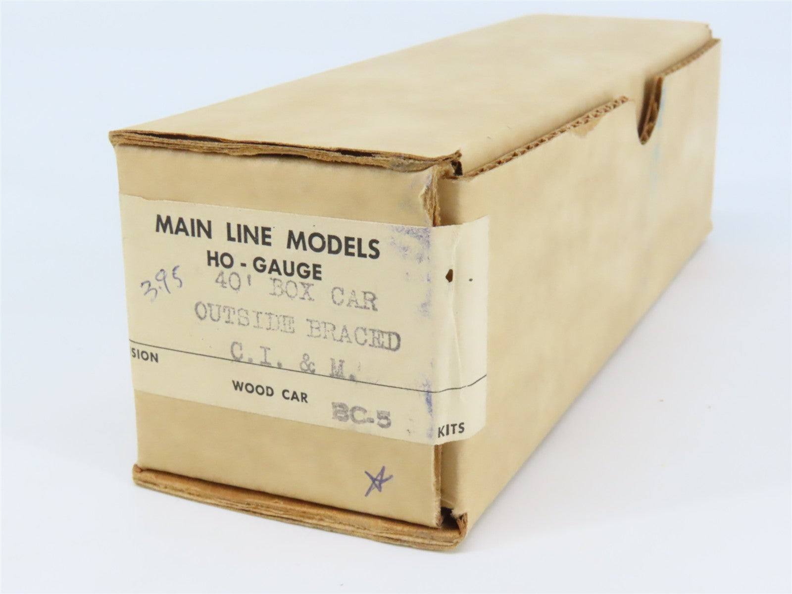 HO Scale Main Line Models Kit BC-5 C&IM 40' Box Car #82629 - Partially Assembled