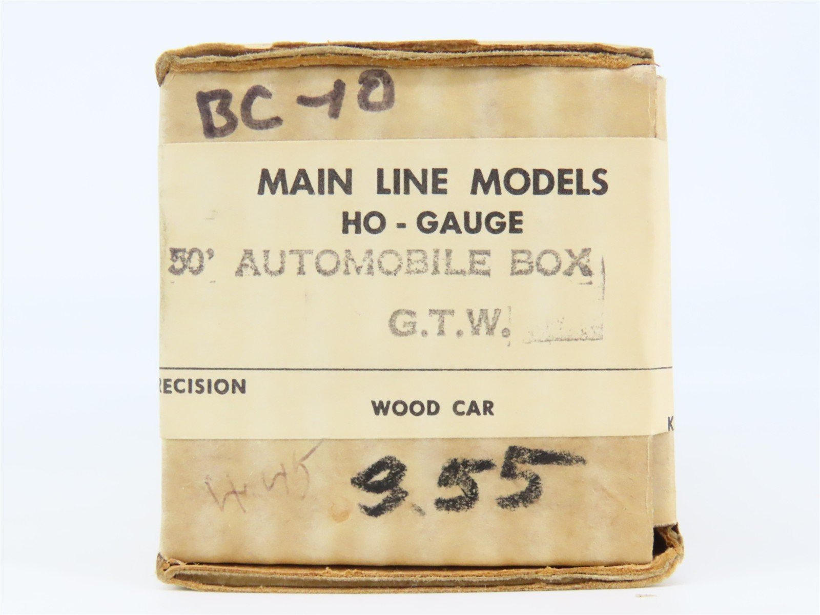 HO Scale Main Line Models Kit BC-10 GTW Grand Trunk Western 50' Box Car #917520