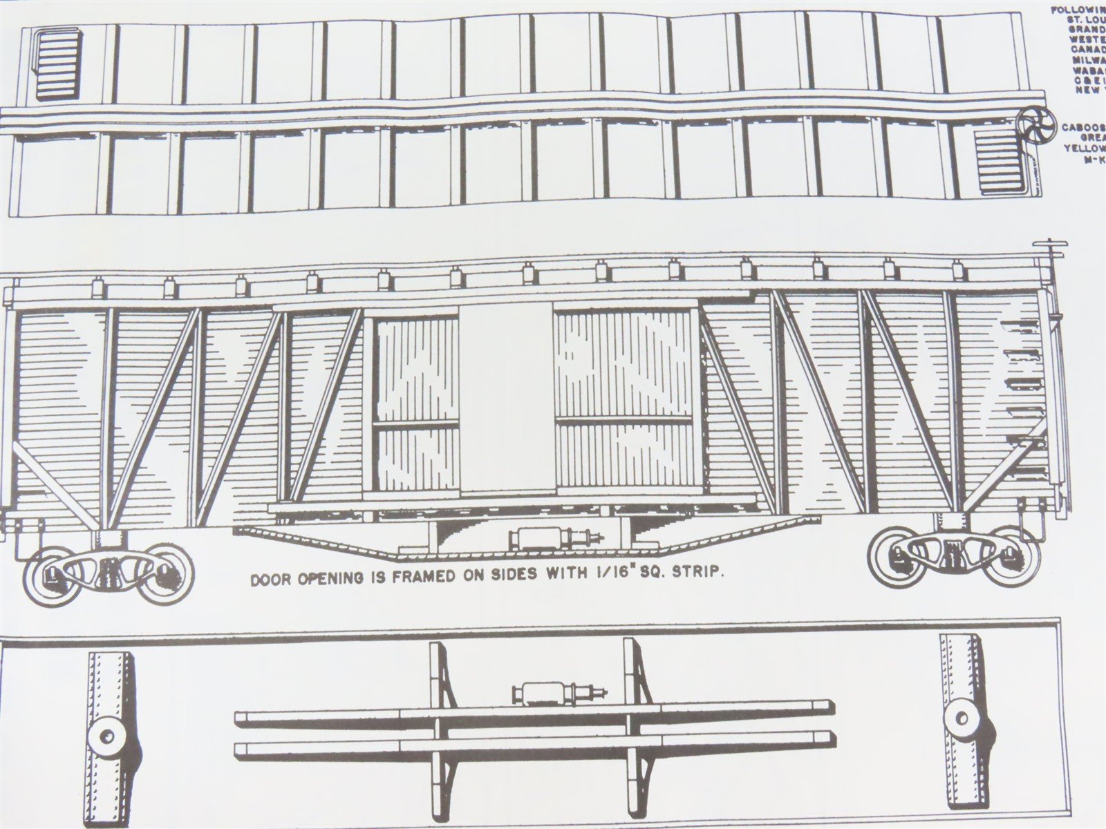 HO Scale Main Line Models Kit BC-10 GTW Grand Trunk Western 50' Box Car #917520