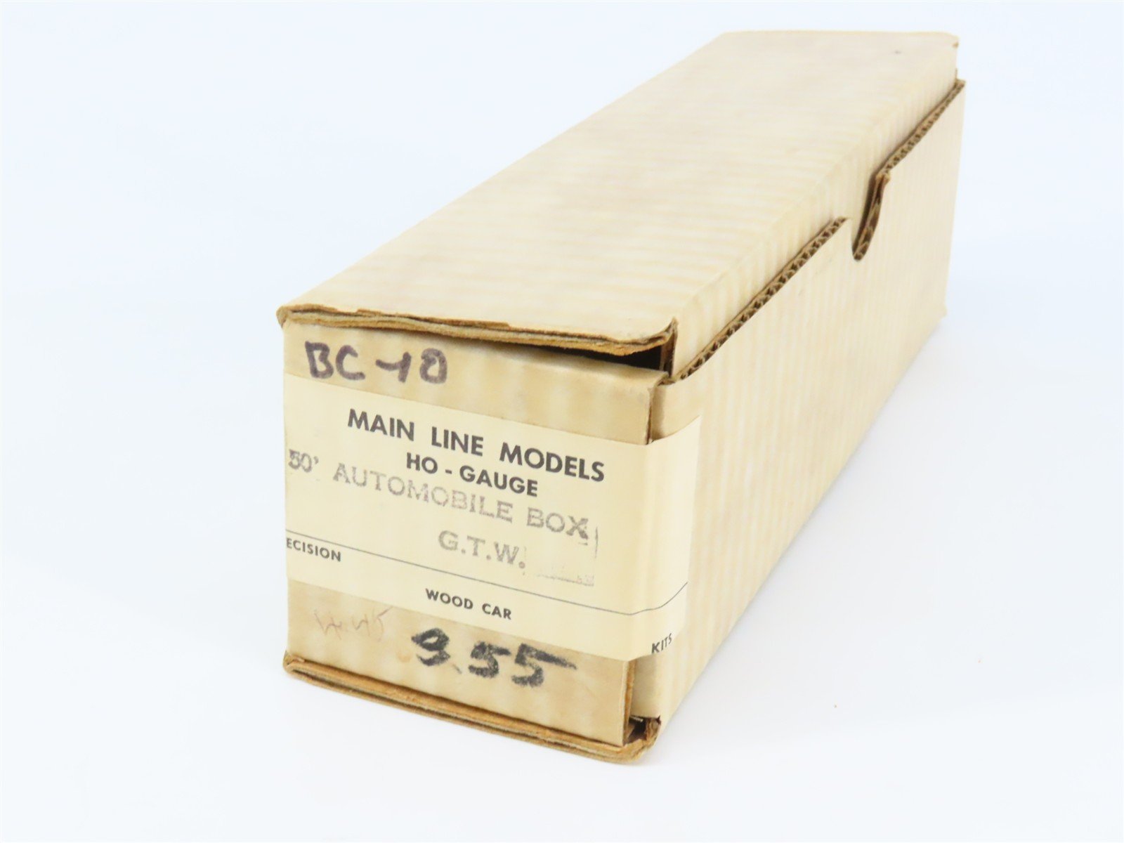 HO Scale Main Line Models Kit BC-10 GTW Grand Trunk Western 50' Box Car #917520