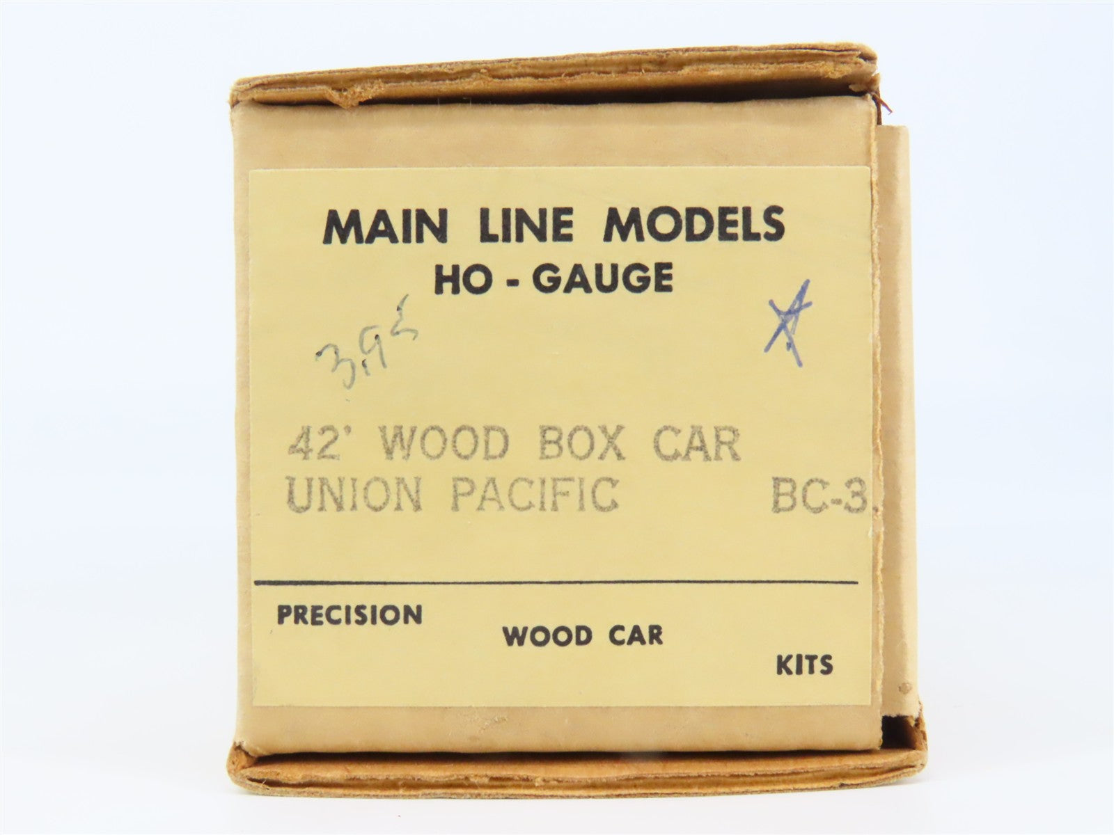 HO Scale Main Line Models Kit BC-3 UP Union Pacific Railroad 42' Box Car #443692