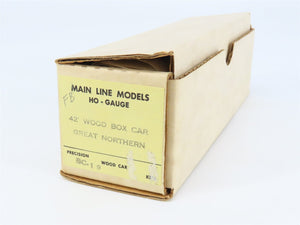 HO Scale Main Line Models Kit BC-19 GN Great Northern 42' Wood Box Car #51699