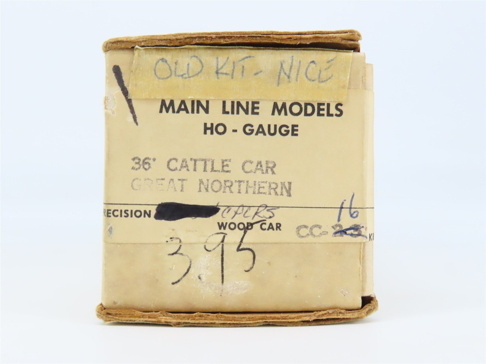 HO Scale Main Line Kit GN Great Northern Railway 36' Cattle Car #42734
