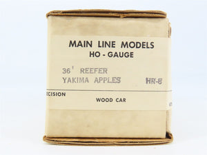 HO Scale Main Line Models Kit HR-8 Yakima Apples 36' Reefer #9203