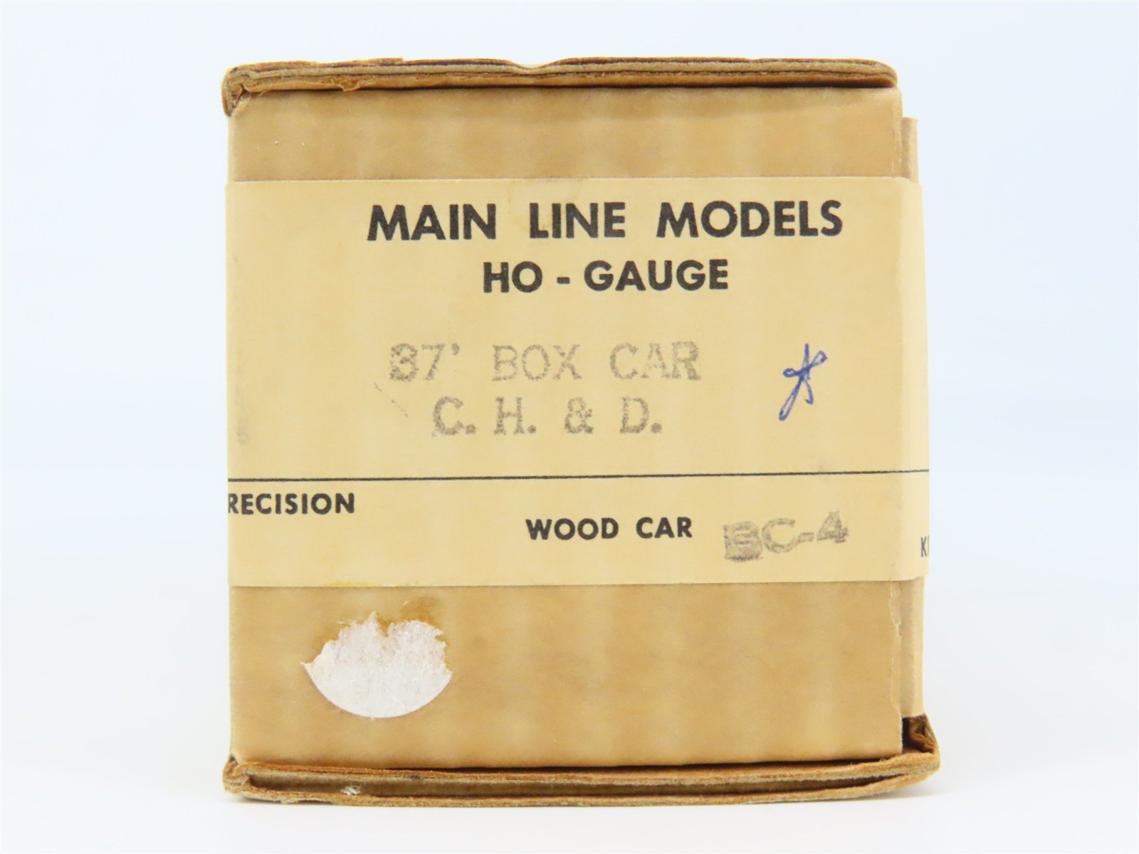 HO Main Line Models Kit BC-4 CH&D Cincinnati Hamilton & Dayton Box Car #48341