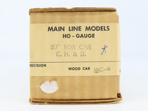 HO Main Line Models Kit BC-4 CH&D Cincinnati Hamilton & Dayton Box Car #48341
