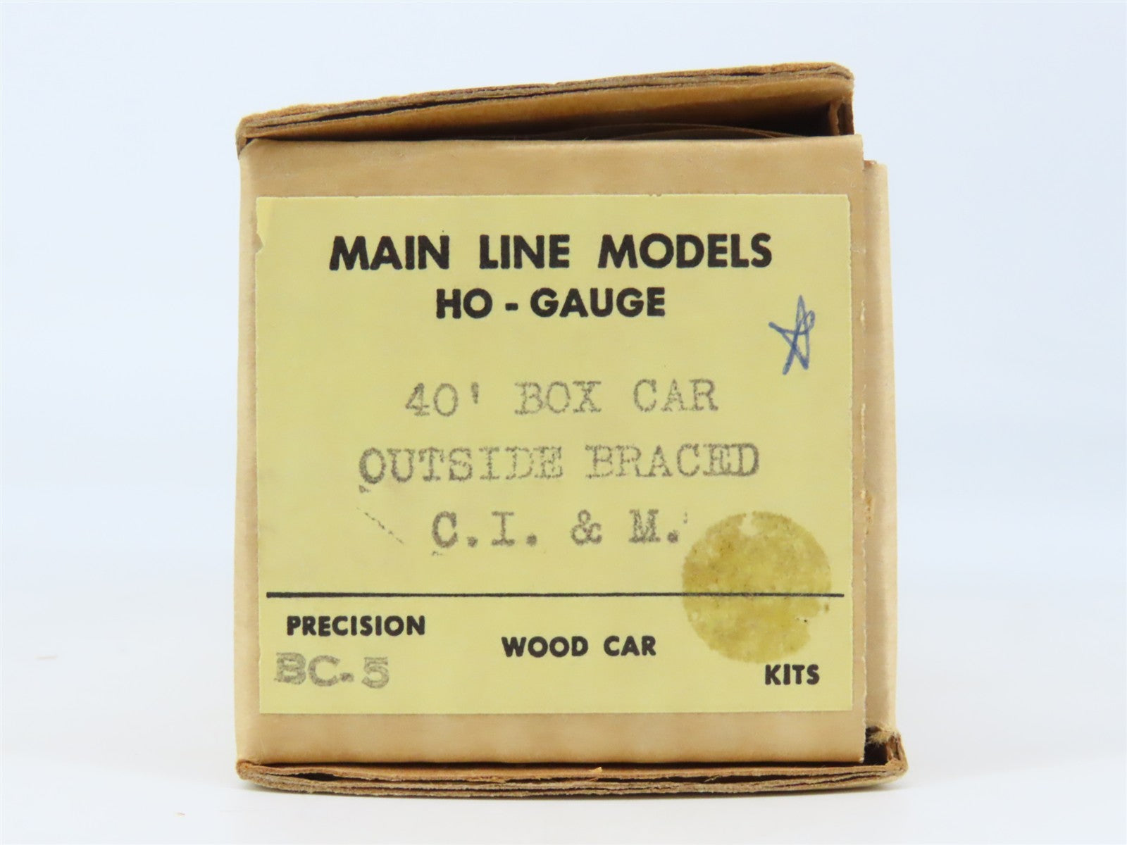 HO Main Line Models Kit BC-5 C&IM Chicago & Illinois Midland 40' Box Car #82629